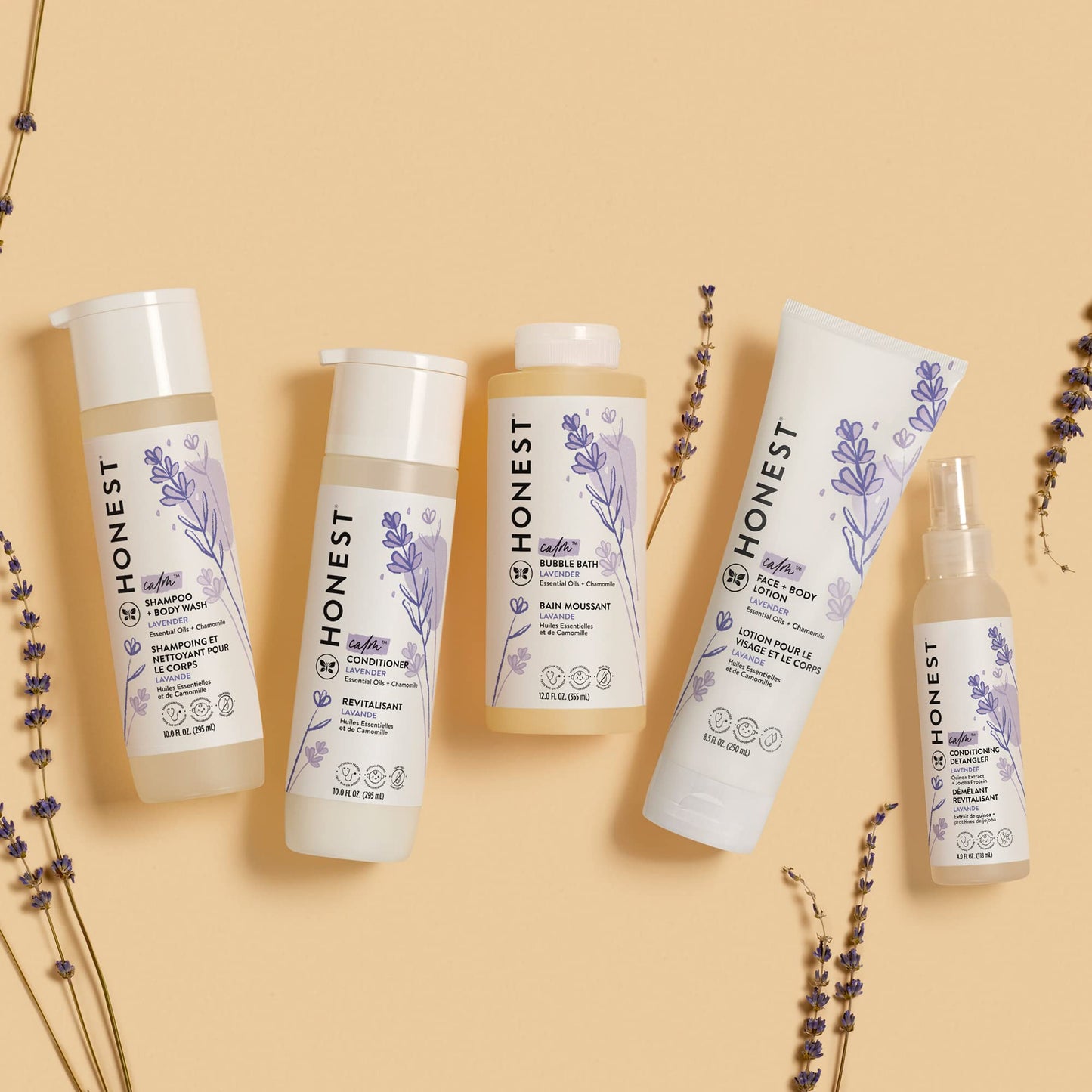 Honest Company Foaming Bubble Bath, Lavender Calm Scent