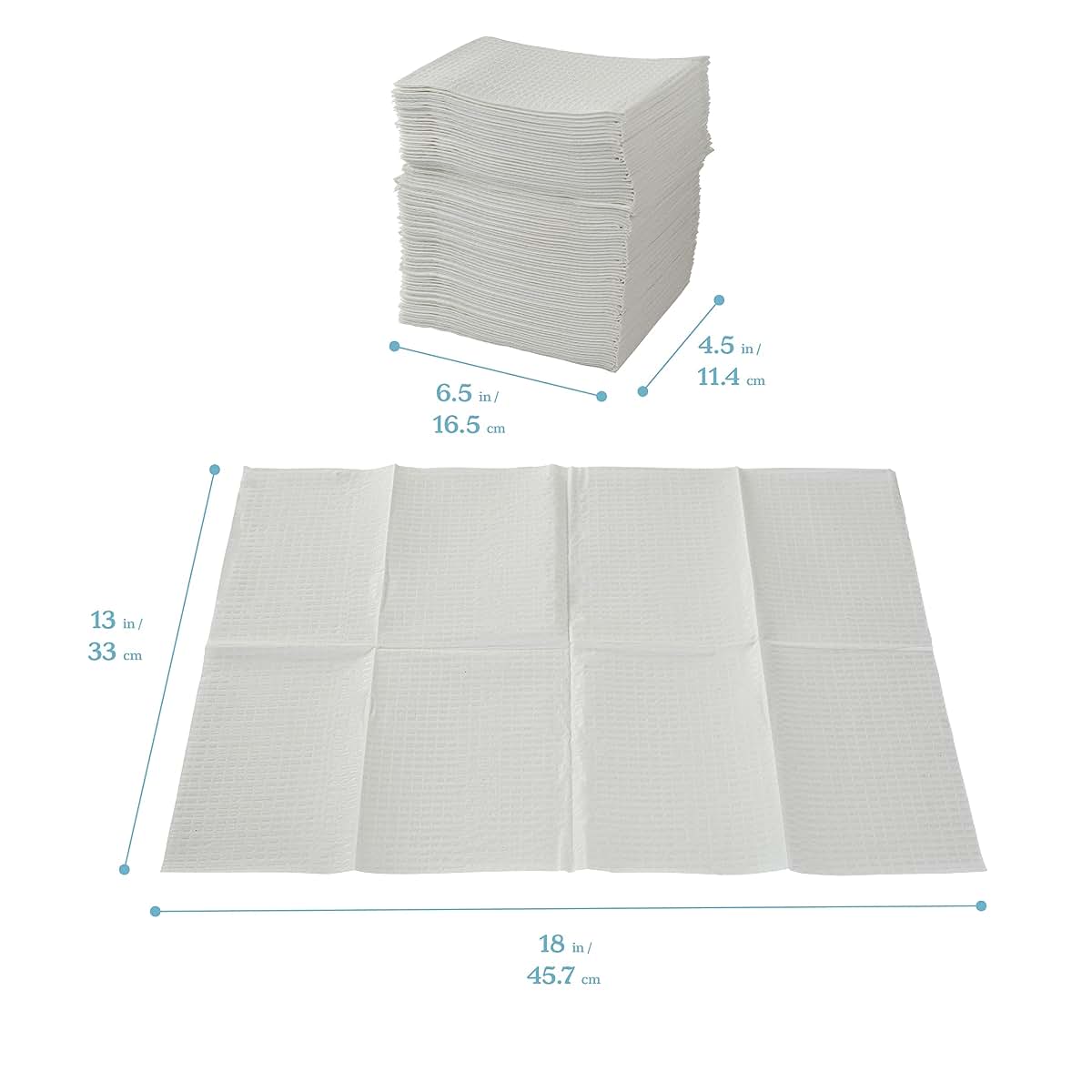 ECR4Kids 2-Ply Disposable Sanitary Liner, Changing Station Tissue, White, 500-Pack (photo 2)