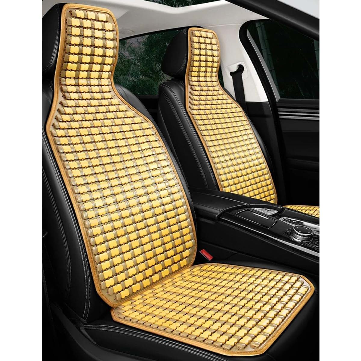 LKXHarleya Bamboo Car Seat Cushion for Office and Home Chairs