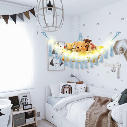 Ceretia Stuffed Animal Hammock with LED Light
