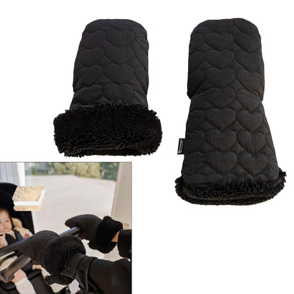 Vdaxvme Windproof Hand Mitts Soft & Insulated Hand Muff Stroller Gloves (photo 2)