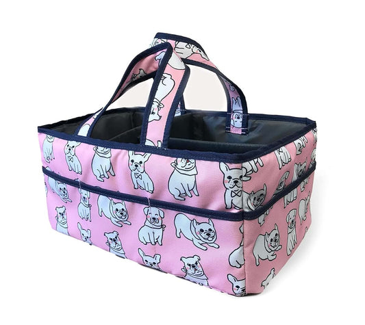 effe bebe Baby Diaper Caddy Organizer - Nursery Storage Bin for Boys and Girls - Car Traveling Organizer -Removable
