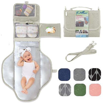 Portable Waterproof Changing Mat for Baby Travel Diaper Station