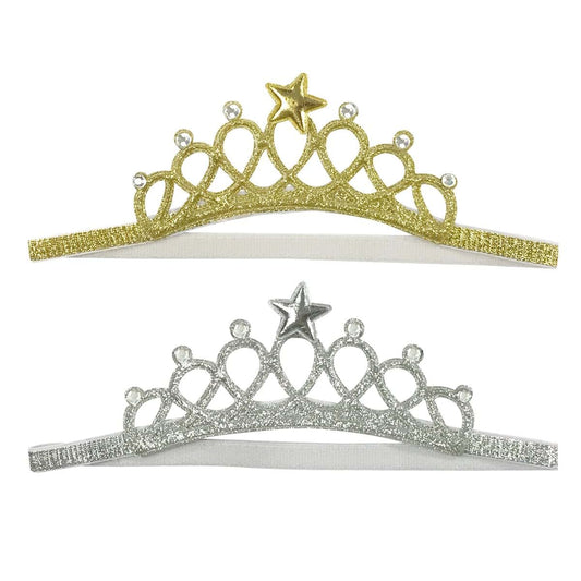Bowbear Baby 2-Piece Tiara Crown Headband Hair Accessories