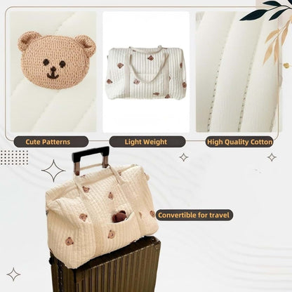 Diaper Bag Tote for Mommy - Large Capacity Hospital Storage Bag