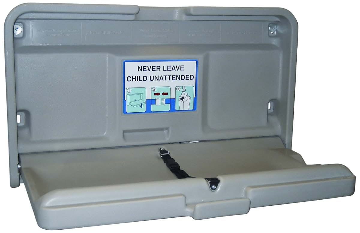 Impact Products Impact 1170 Gray Baby-Changing Table, 36" Length x 20-1/2" Width x 4-1/2" Height