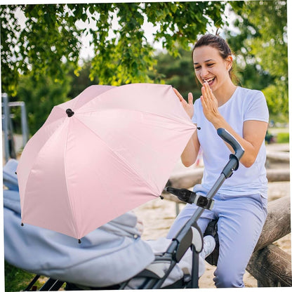 Stroller Umbrella Sunshade Canopy Pink