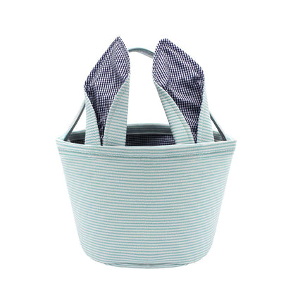 Lxitol Easter Bunny Ears Bag Blue Easter Egg Bunny Bucket