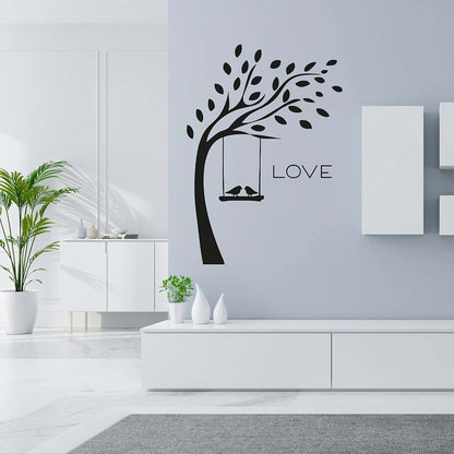 All Things Valuable Tree Silhouette Wall Sticker