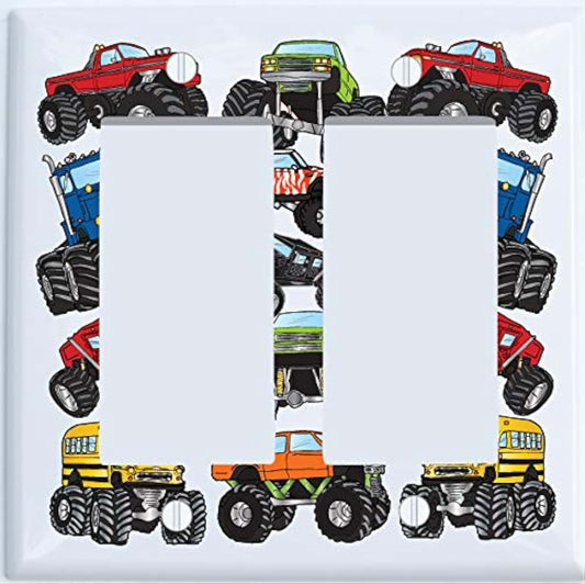 Presto Light Switch Plate Covers Monster Truck Light Switch Plates Covers Monster Truck Wall Decor (Monster Truck