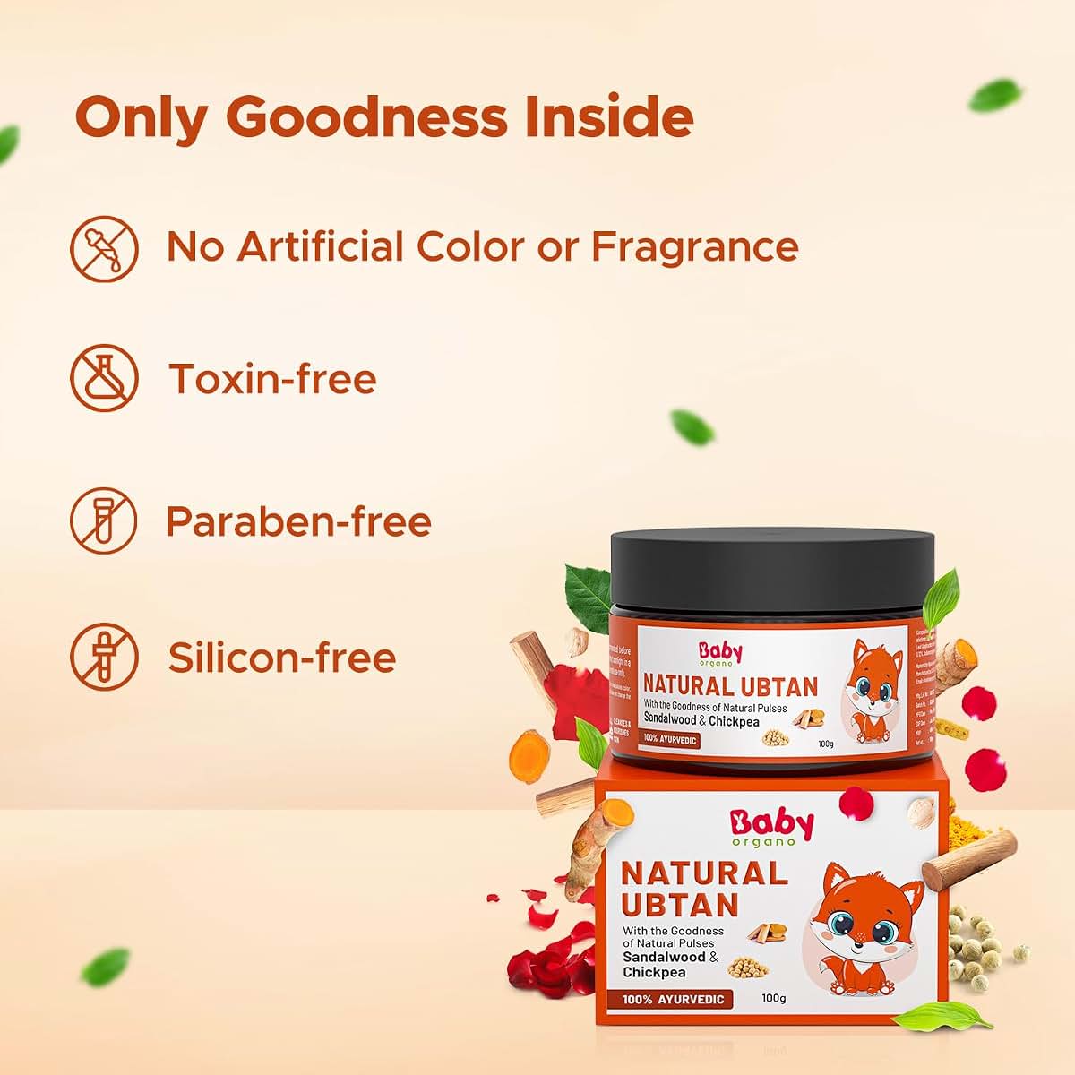 Baby Organo Natural Ubtan Bath Powder (photo 4)