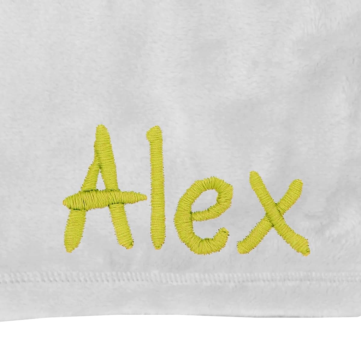 My Personal Memories Customized Baby Blanket for Boy or Girl - Soft and Plush Newborn Gift - Embroidered with Name (photo 4)
