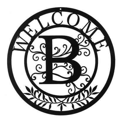 VALINSKY Letter B Home Decor,Metal Monogrammed Initial Welcome Sign,Wedding Gifts For Couples 2024, Metal Letters For