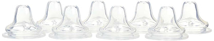 NUK 8 Pack Clear Silicone Replacement Spouts for Learner Cups