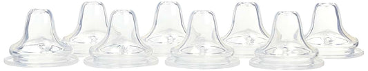 NUK 8 Pack Clear Silicone Replacement Spouts for Learner Cups