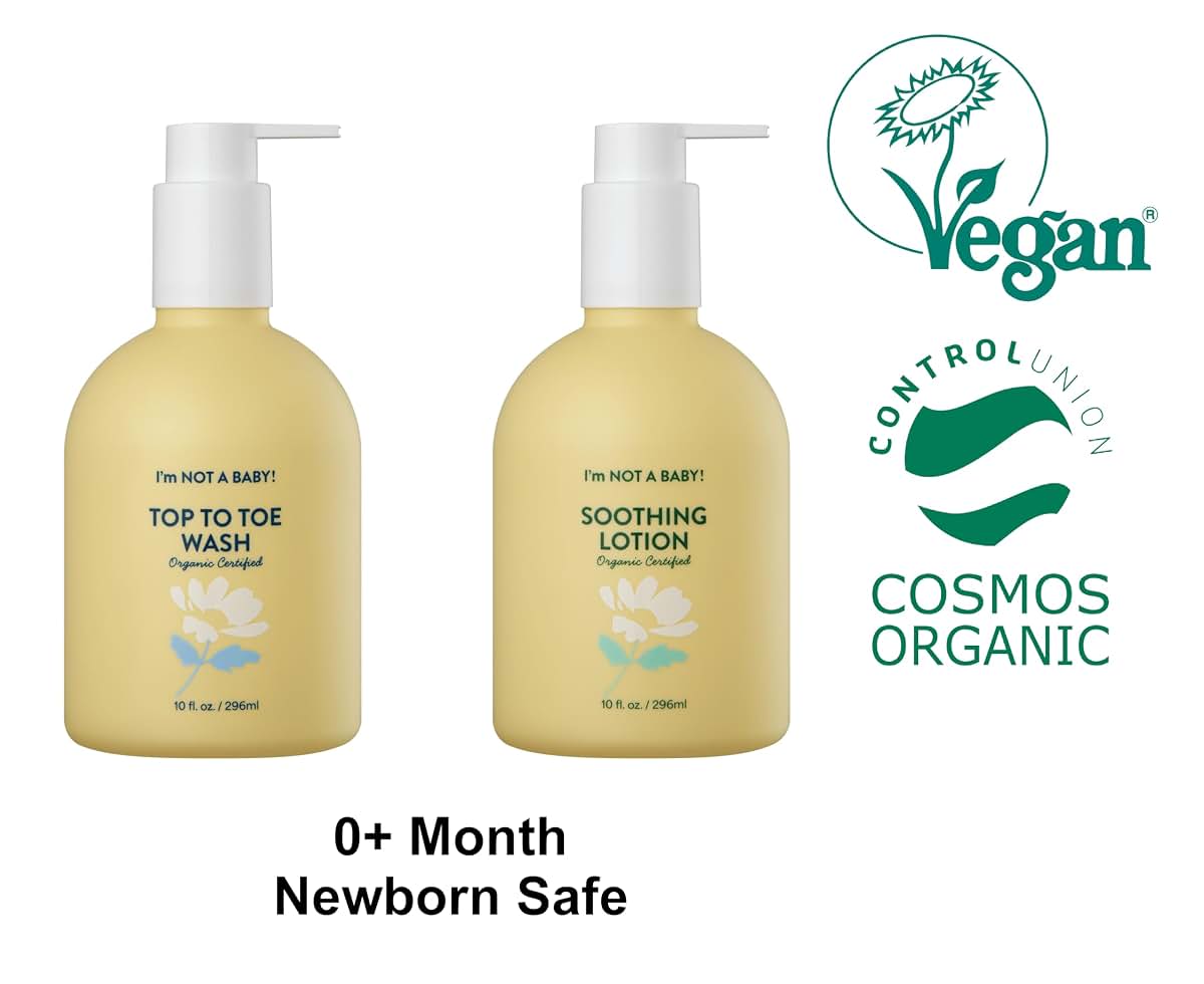 I'm Not A Baby Organic Certified Gift Set With Wash And Lotion