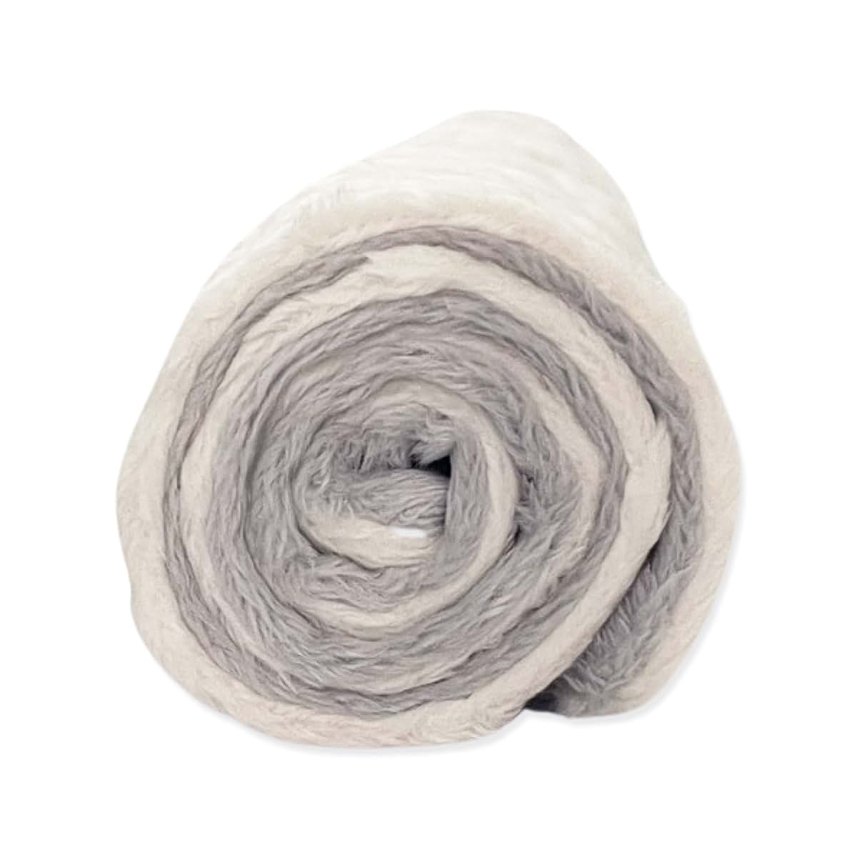 Meg Original Ivory & Gray Minky Dot Crib Blanket (photo 3)