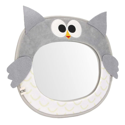 BabyOneStop Baby Car Mirror Owl Cartoon Convex Acrylic