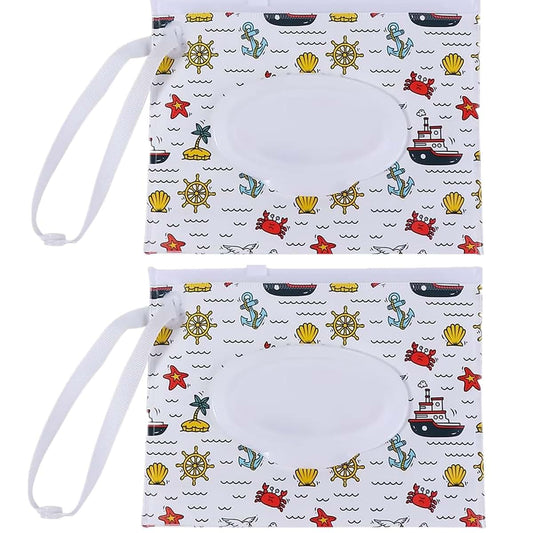 BabyOneStop Travel Wipes Case - Reusable Wet Wipe Dispenser