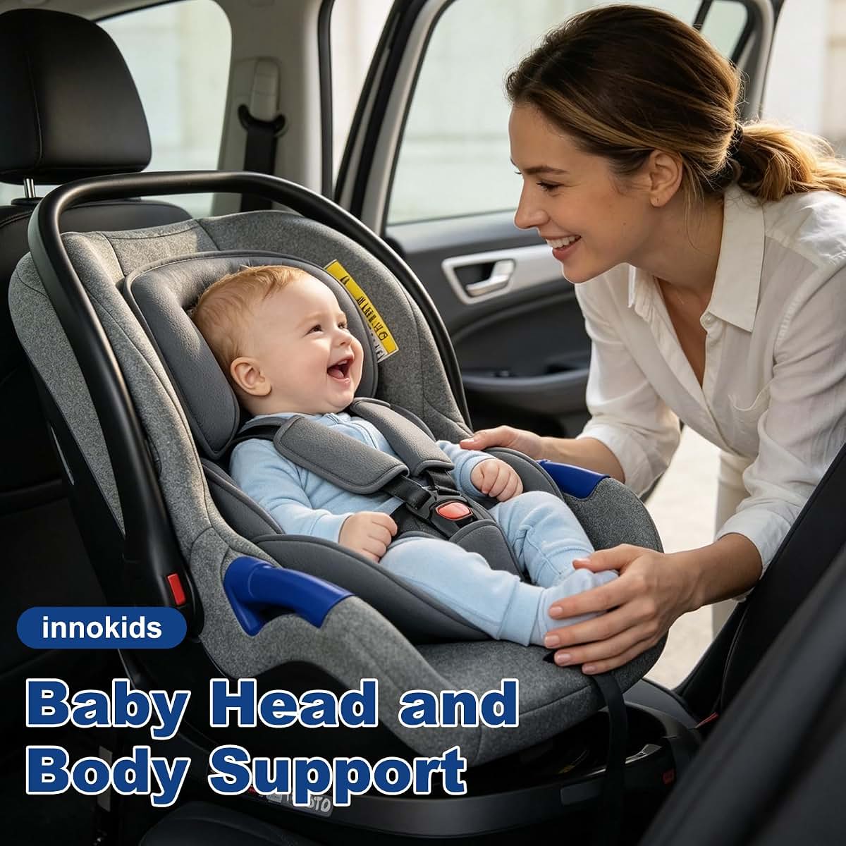 Innokids Head & Body Support Pillow for Newborn Car Seat Insert