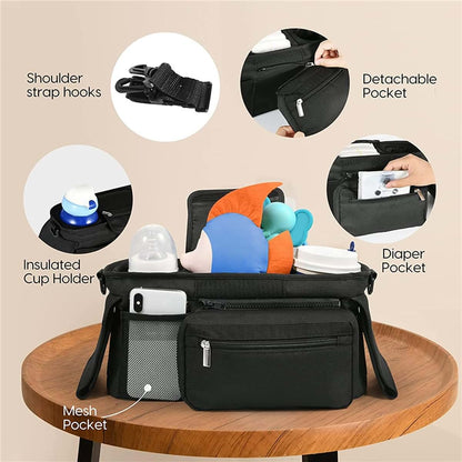 Rwigeboo Stroller Caddy Waterproof Organizer With Removable Bag (photo 2)
