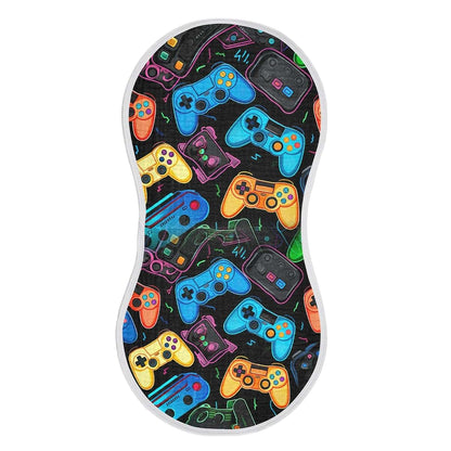 FLildon Muslin Burp Cloths 2 Pack, Video Game Print, Cotton
