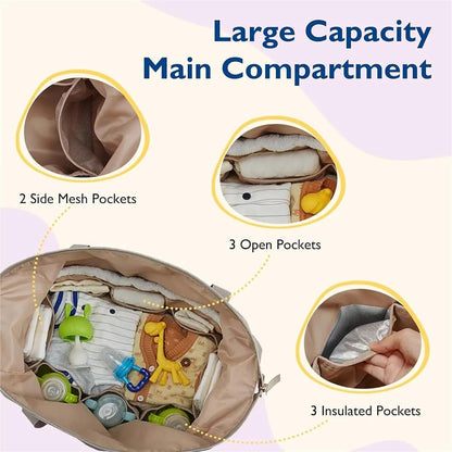 SSHLT Mommy Diaper Bag Large Capacity Tote