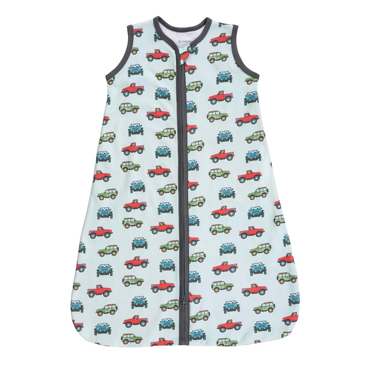 LollyBanks Baby Sleep Sack Organic Cotton 2-Way Zipper 0.5 TOG