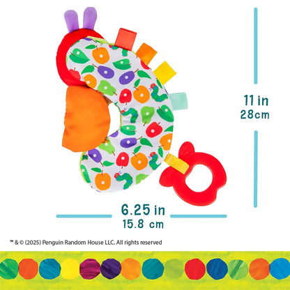 Kids Preferred The Very Hungry Caterpillar Sensory Toy With Crinkle Orange Slice And Teether Ring (photo 4)