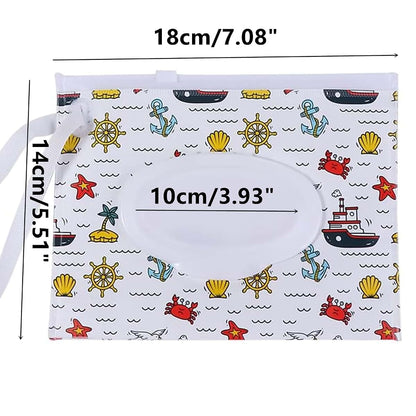 BabyOneStop Travel Wipes Case - Reusable Wet Wipe Dispenser