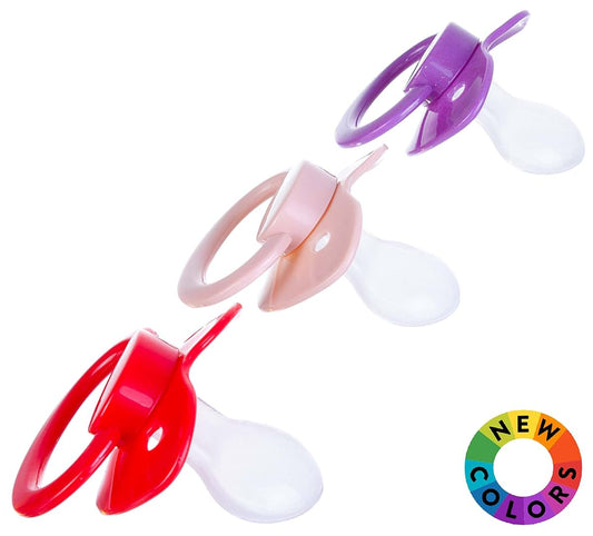 J&Or The Classic Original Adult Sized Pacifier Three Color Pack