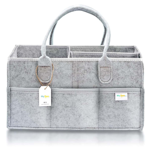 MyJoy Premium Diaper Caddy Organizer - 30+ Diapers Storage