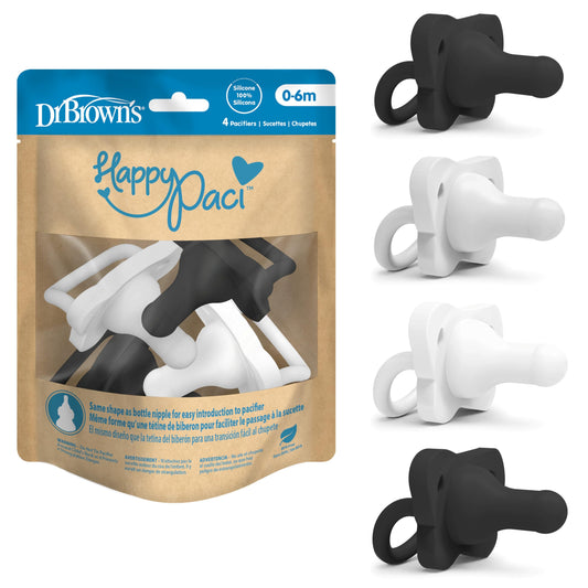 Dr. Brown's HappyPaci Silicone Pacifier 4-Pack