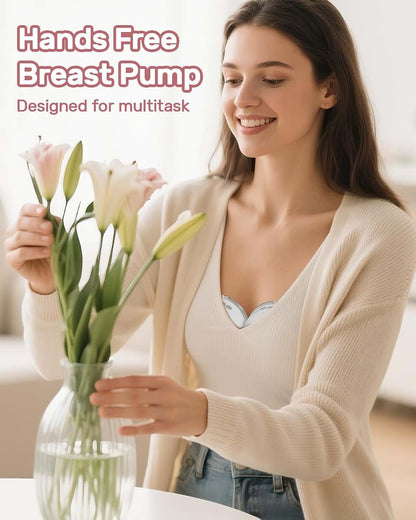 Ncvi Wearable Hands Free Breast Pump With 4 Modes And 9 Levels