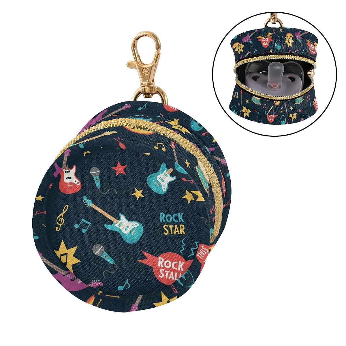 Pacifier Holder Case | Portable Travel Storage Pouch