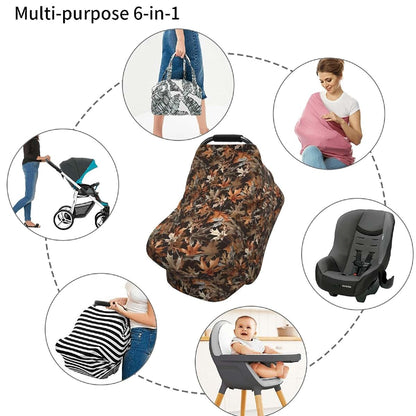 AuHomea Hunting Camo Baby Car Seat Canopy Nursing Cover