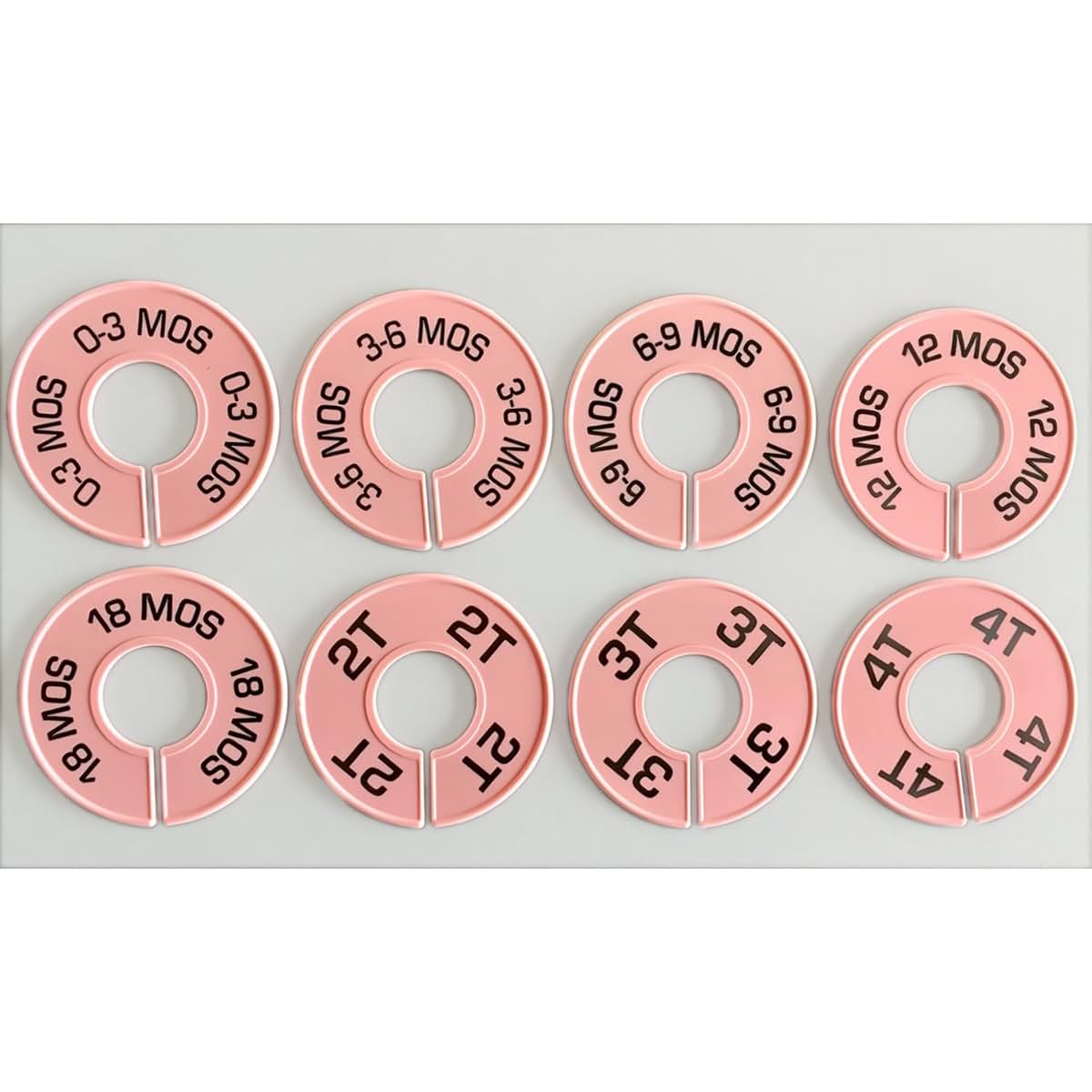 Discount Sizing Baby Closet Rack Size Dividers - 16 Piece Set (photo 2)