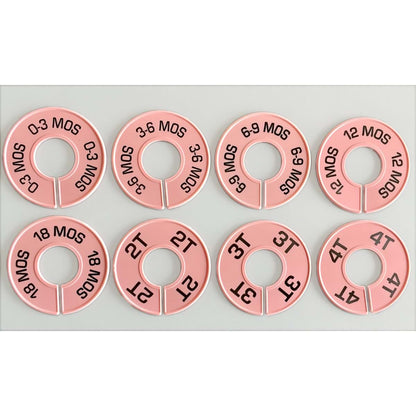Discount Sizing Baby Closet Rack Size Dividers - 16 Piece Set (photo 2)