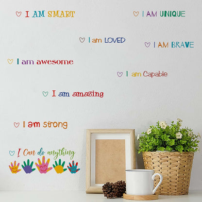 ADECNS Inspirational Wall Decals Positive Saying Sticker
