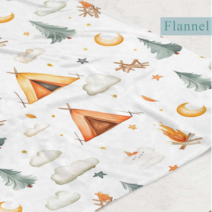 Wicbfdfv Cute Camping Tent Pine Baby Blanket Tree 40x50 Inch (photo 3)
