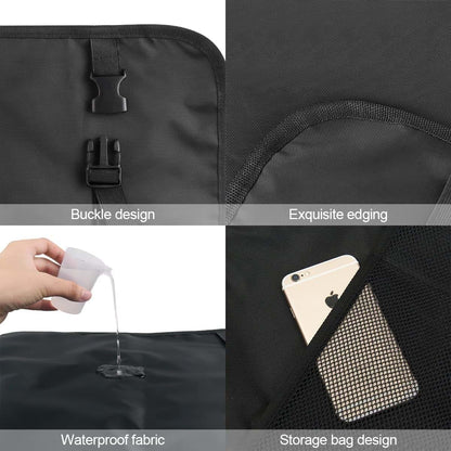 XINLIYA Heavy Duty Kick Mat Car Seat Back Protectors 2 Pack