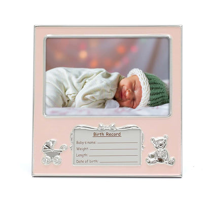 Mimosa Moments 4x6 Photo Frame for Baby Birth Details Keepsakes