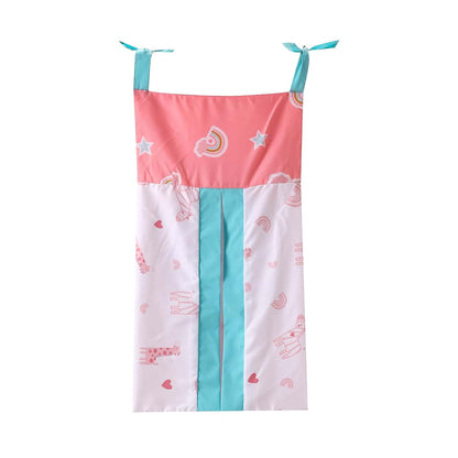CribMATE Pink Nursery Diaper Stacker 1 PC Baby Girl Animal Rainbow Theme Diaper Storager Hanger for Girls (photo 2)