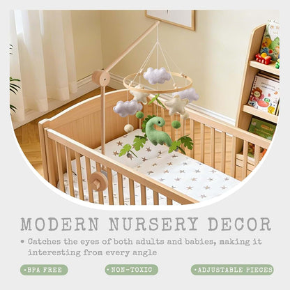 Dinosaur Jungle Crib Mobile for Nursery Decor