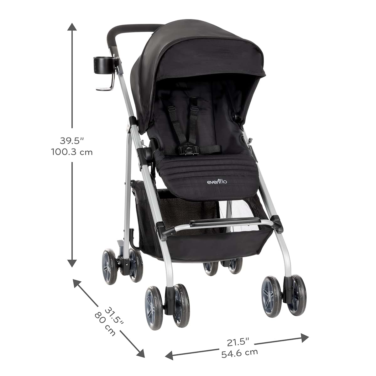 Evenflo Reversi Lightweight Reversible Stroller for Baby and Toddler