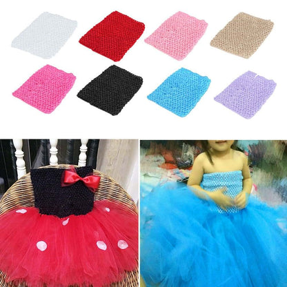 Qiiimslss Crochet Braided Tube Top for Girls and Babies