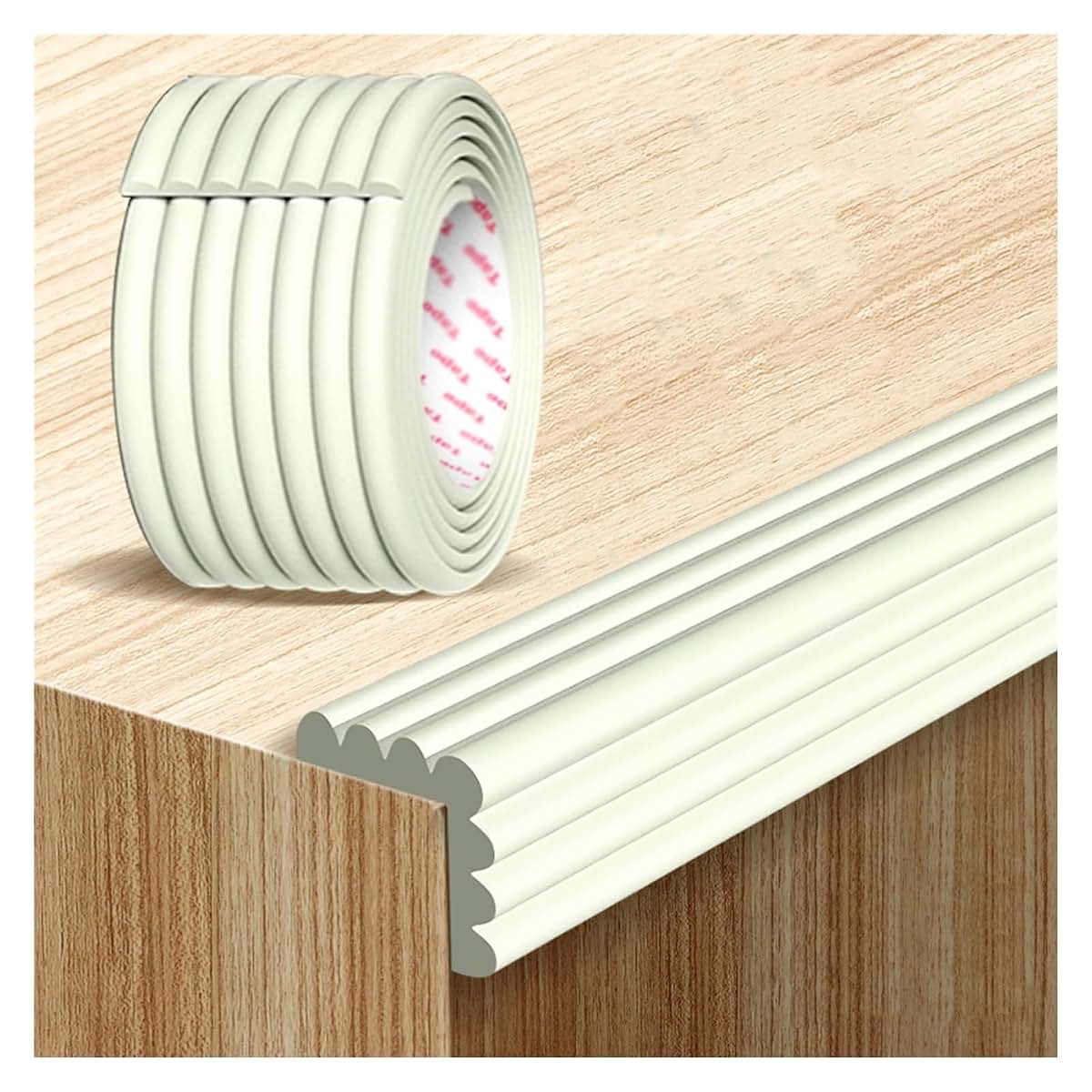 TKNDFPELS Foam Edge Protectors， Sharp Corner Guards Bumpers Protective Foam Cushion, Proofing Pole Strips Coffee Table