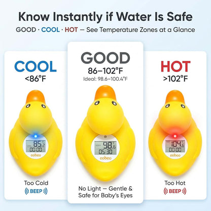 Baby Bath Thermometer Floating Duck Water Monitor