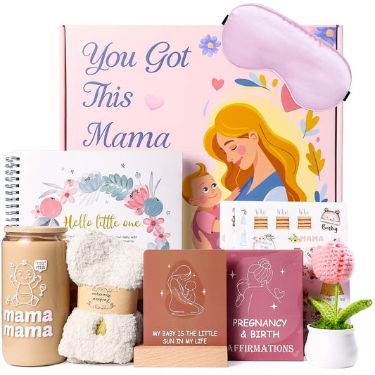 JALEBRO New Mom Gifts Box,Mum To Be Gifts Basket,Pregnancy Gifts for Women for Mama to Be, baby memory book,for
