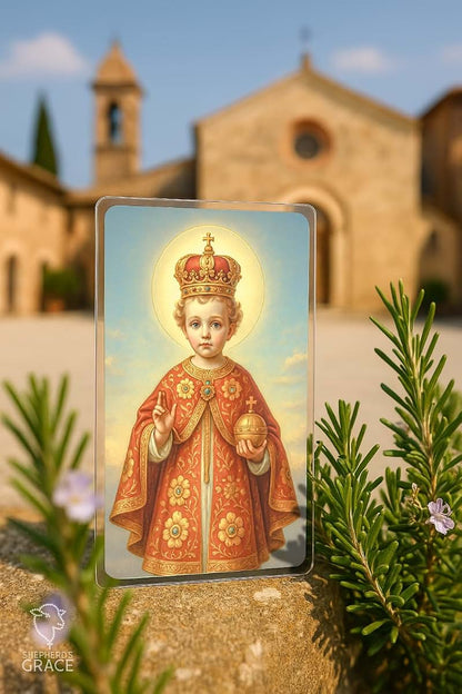 Shepherd's Grace Infant Of Prague Prayer Cards